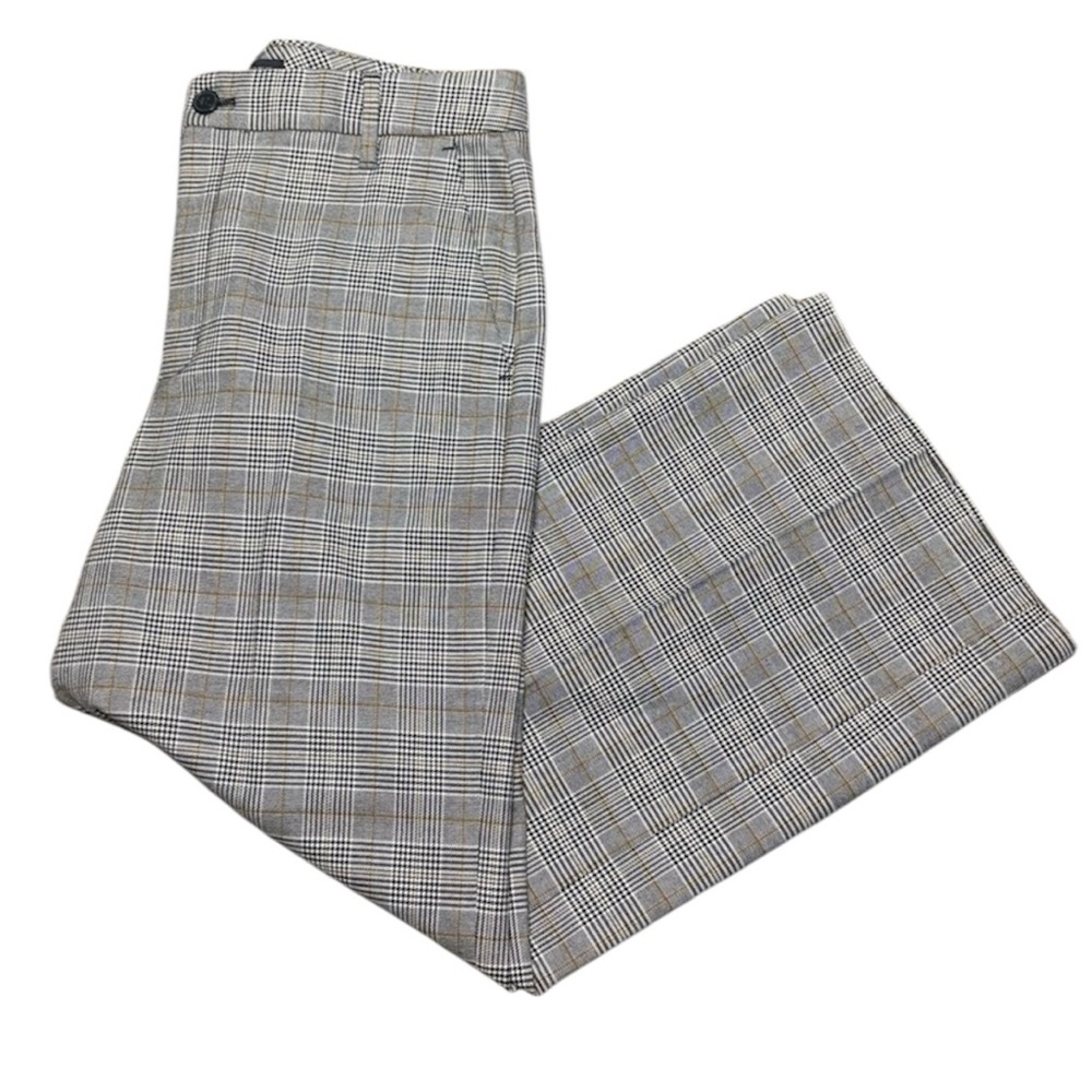 Banana Republic Women's Gray Plaid Pantsuit